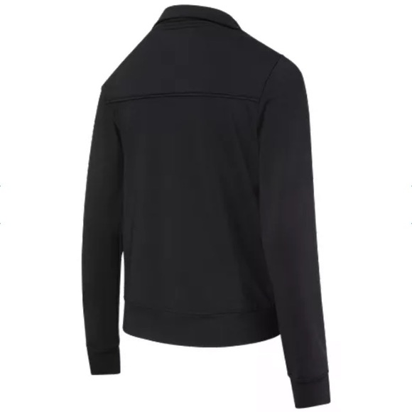 VEUC Diadora Black Zip up Warmup Girls’ Go to Track Jacket - size Youth XL - Picture 3 of 13